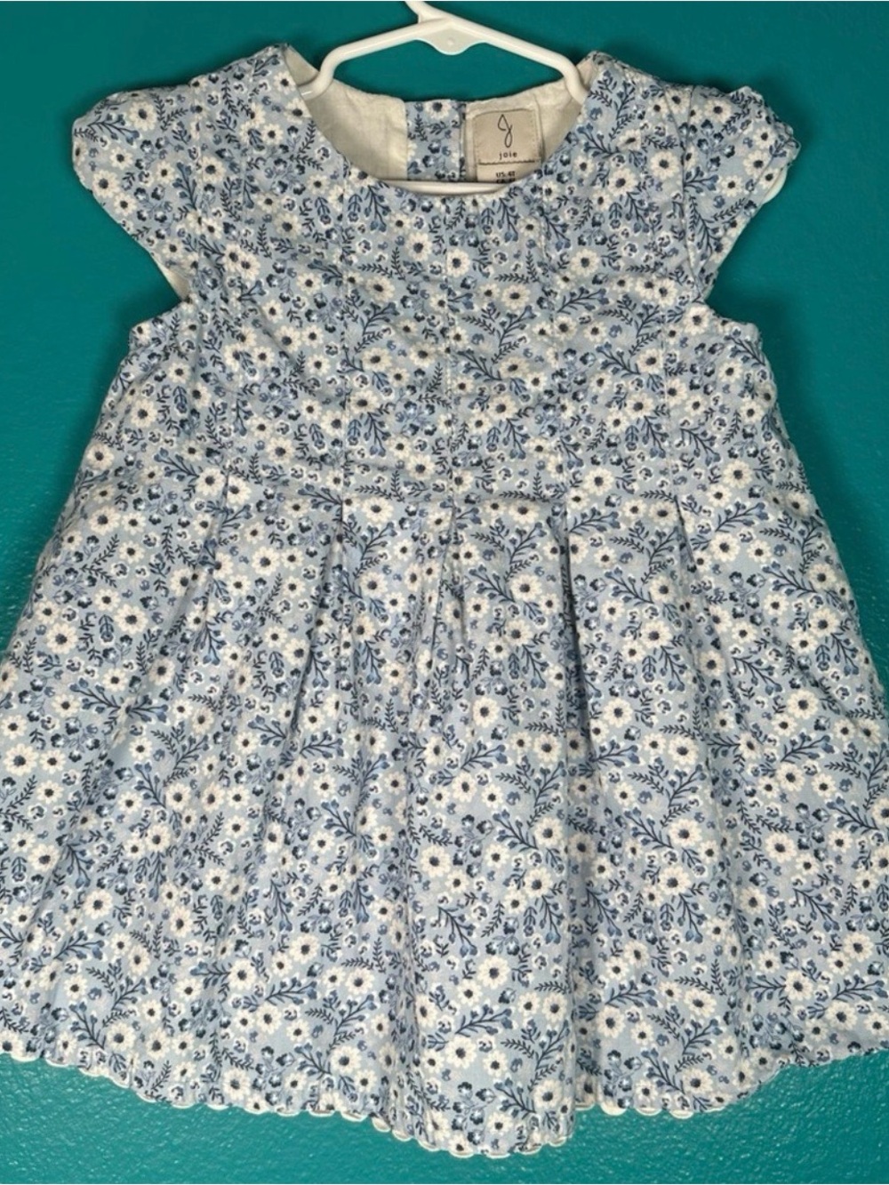 Joie Dress Girls Blue Floral 4T